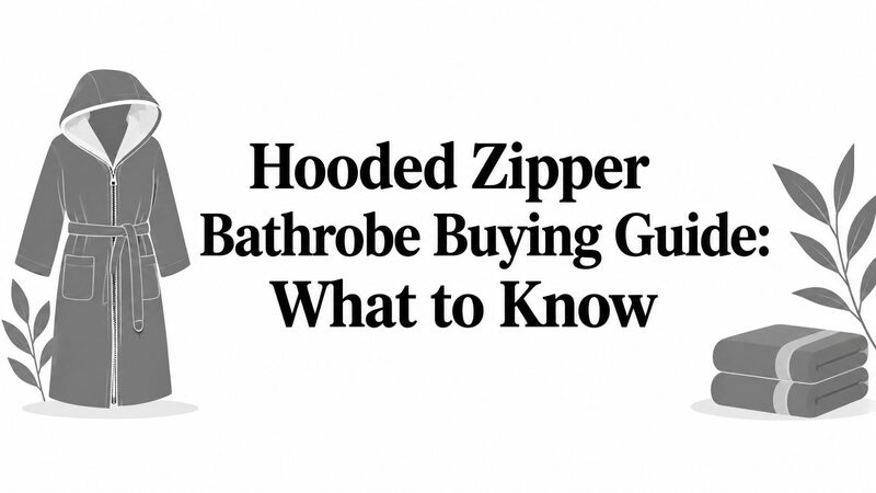 Hooded Zipper Bathrobe Buying Guide: What to Know