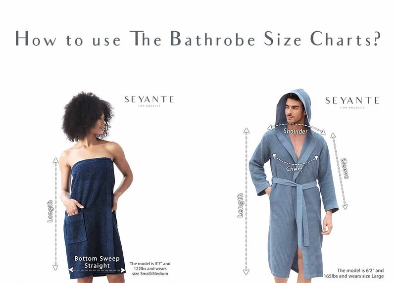 Robe Size Chart & Guide: S, M, L, XL, XXL