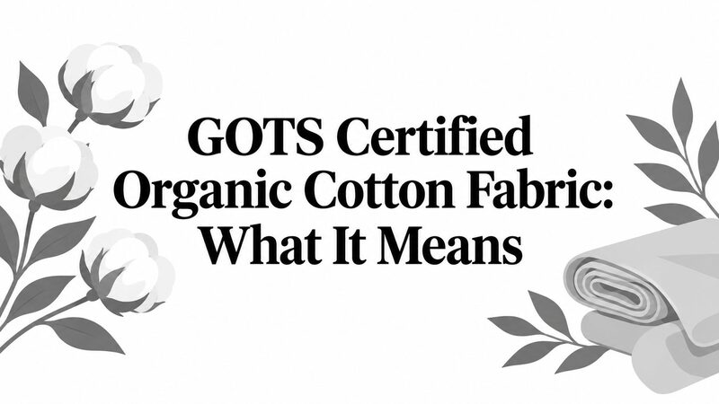 GOTS Certified Organic Cotton Fabric: What It Means