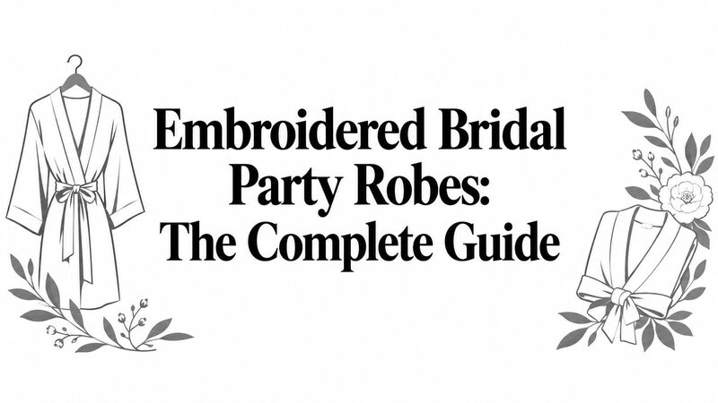 Embroidered Bridal Party Robes: The Complete Guide