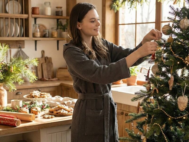 Cozy Women’s Robes for Winter: Waffle and Turkish Cotton Options