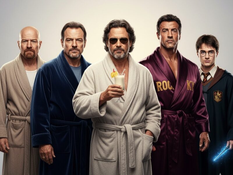 Bathrobes in Cinema History: Comfort, Power, and Character Symbolism