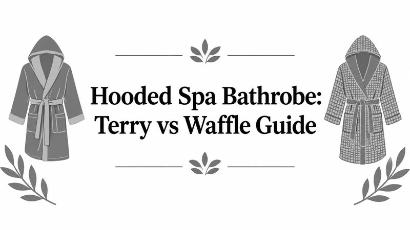 Hooded Spa Bathrobe: Terry vs Waffle Guide