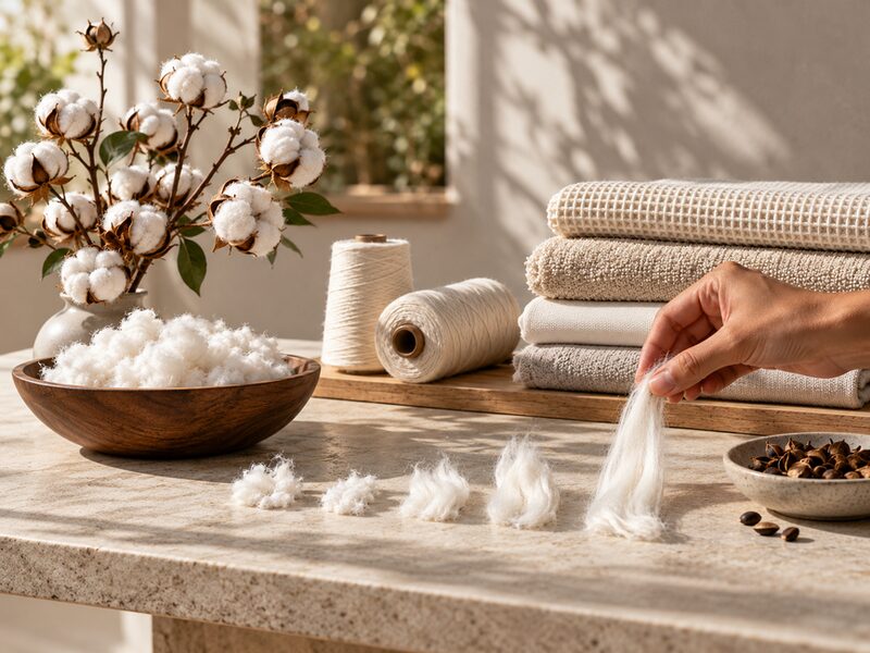 Cotton Fiber Length: What It Means for Your Robes