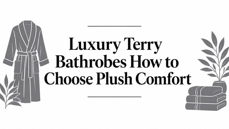 Luxury Terry Bathrobes How to Choose Plush Comfort
