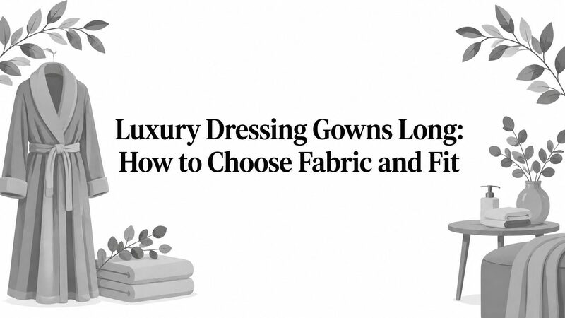 Luxury Dressing Gowns Long: How to Choose Fabric and Fit