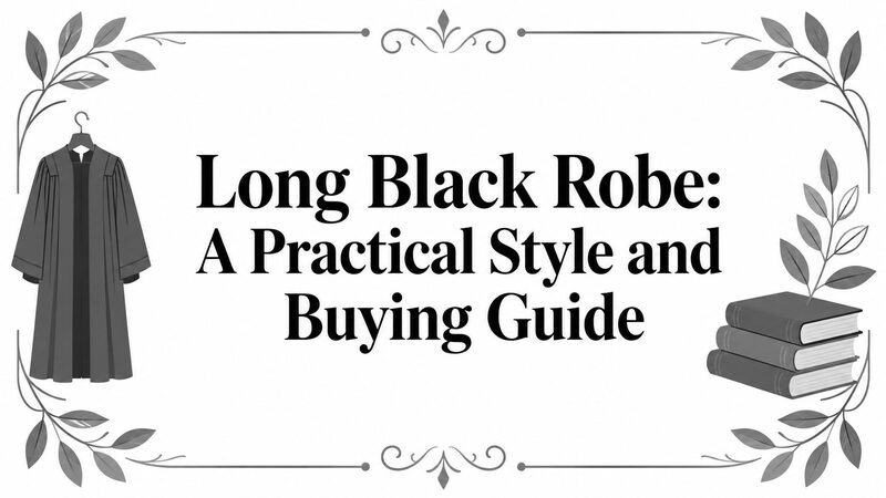 Long Black Robe: A Practical Style and Buying Guide
