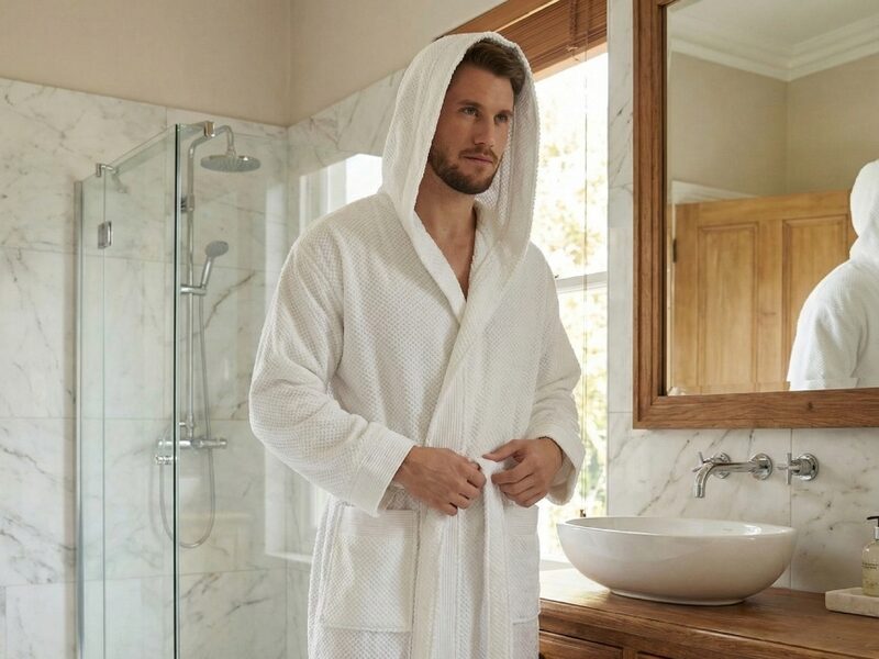 8 Best Men’s Hooded Bathrobes for After-Shower Comfort